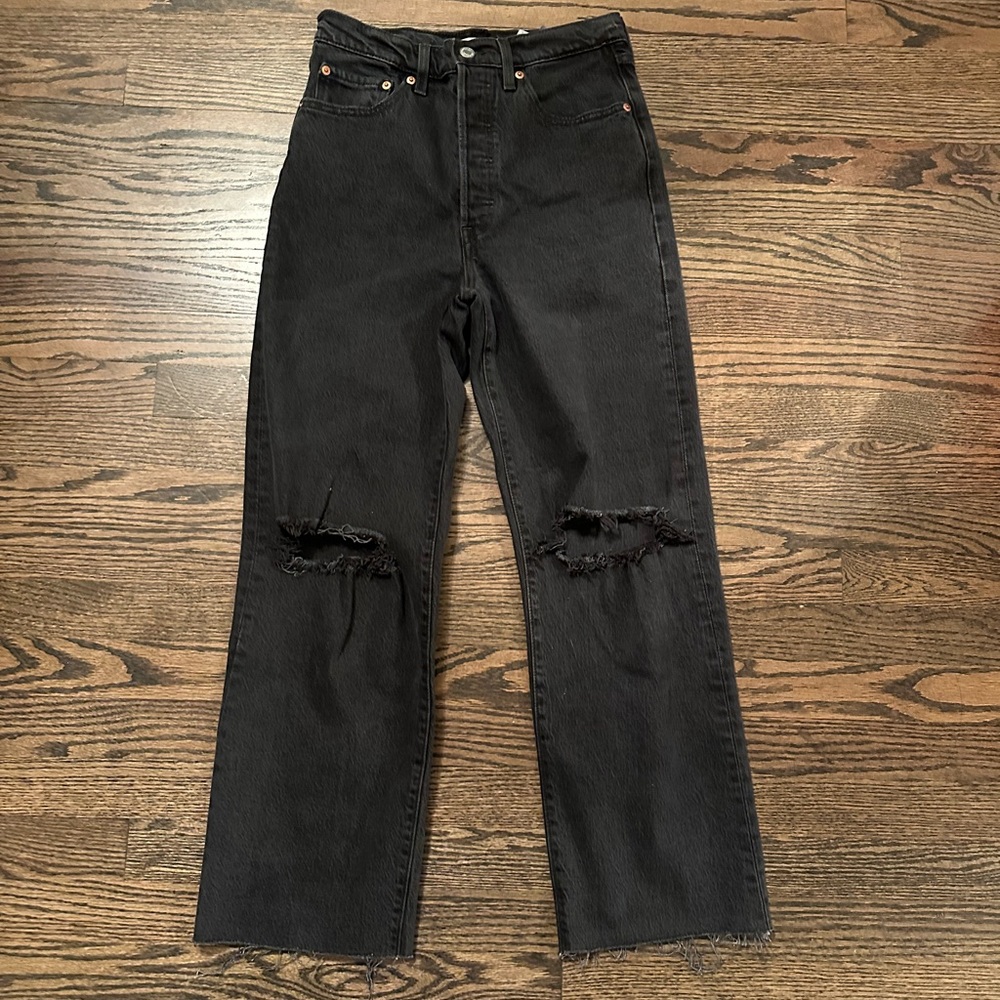 levi’s rib cage straight leg jeans